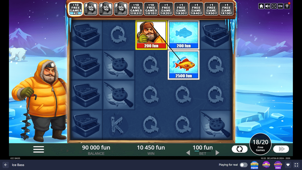 Ice Bass Slot - 3 - BitStarz Casino
