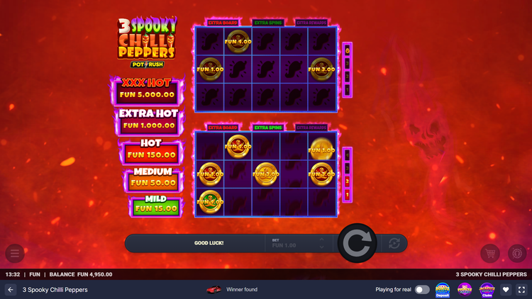 3 Spooky Chilli Peppers Slot - 3 - BitStarz Casino