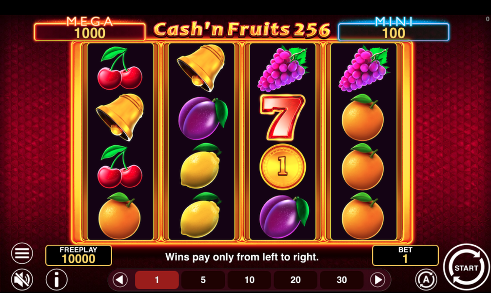 Cash'n Fruits 256 <span class=