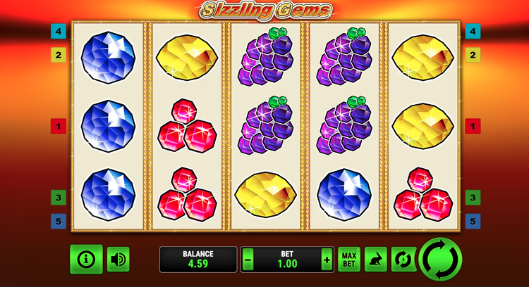 Sizzling Gems Slot - 1 - BitStarz Casino