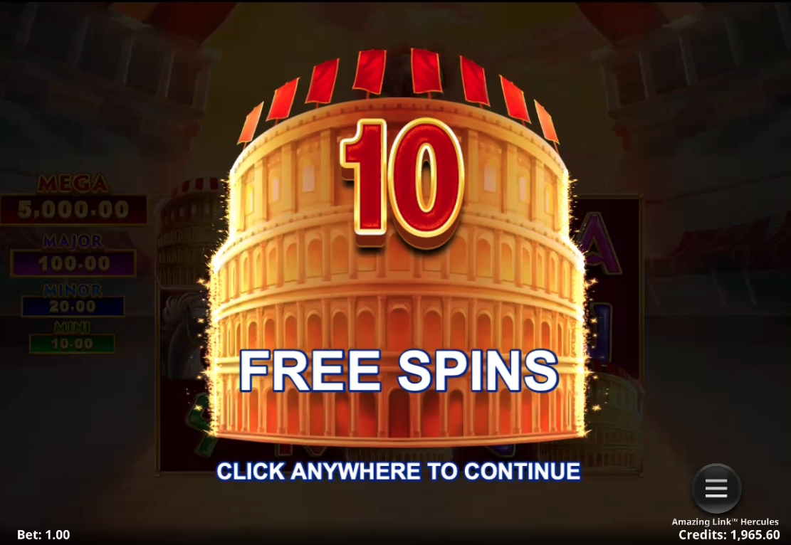 Amazing Link Hercules Slot - 2 - BitStarz Casino