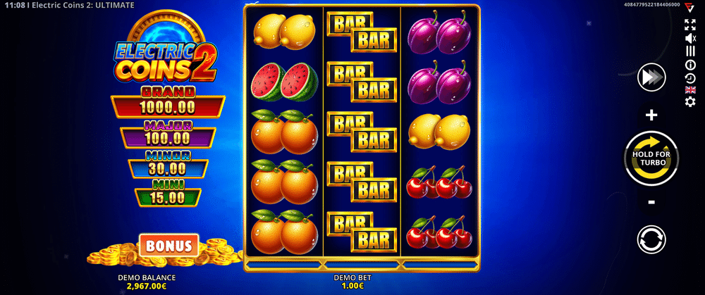 Electric Coins 2: Ultimate Running Wins Slot - 1 - BitStarz Casino