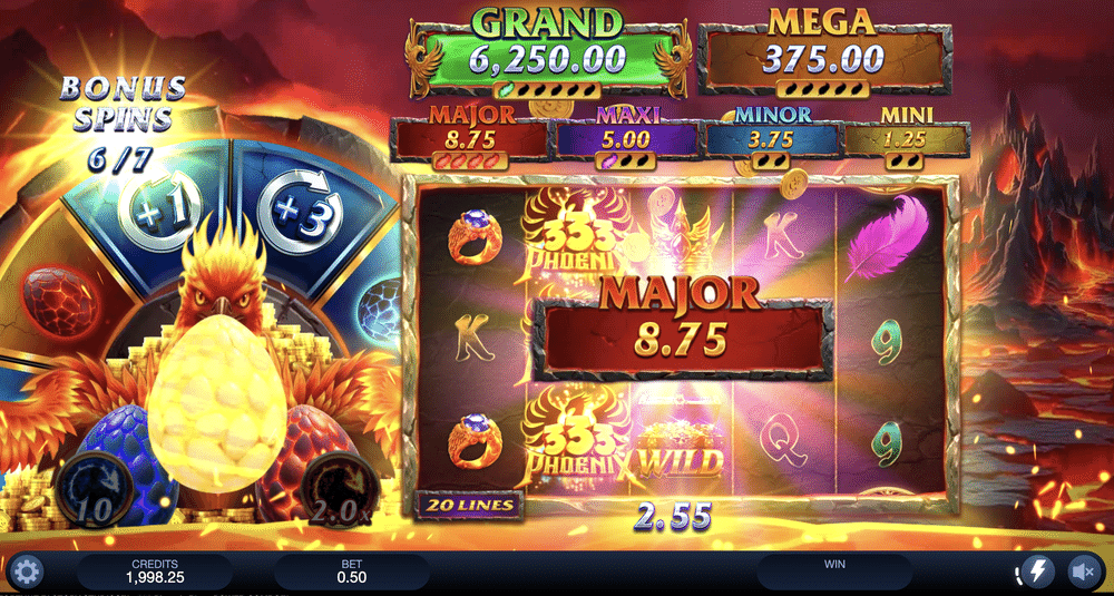 333 Phoenix Blaze Power Combo Slot - 3 - BitStarz Casino
