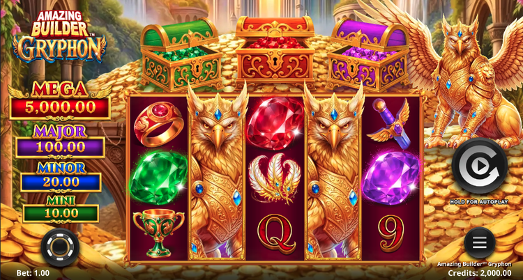 Amazing Builder Gryphon Slot - 1 - BitStarz Casino