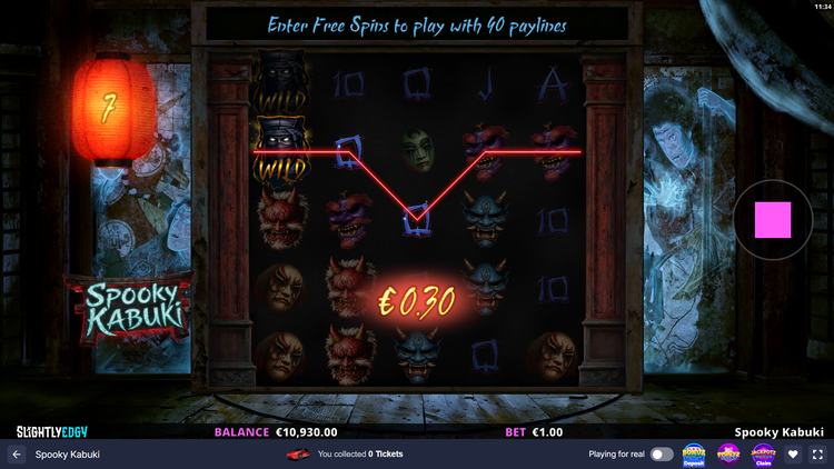 Spooky Kabuki Slot - 2 - BitStarz Casino