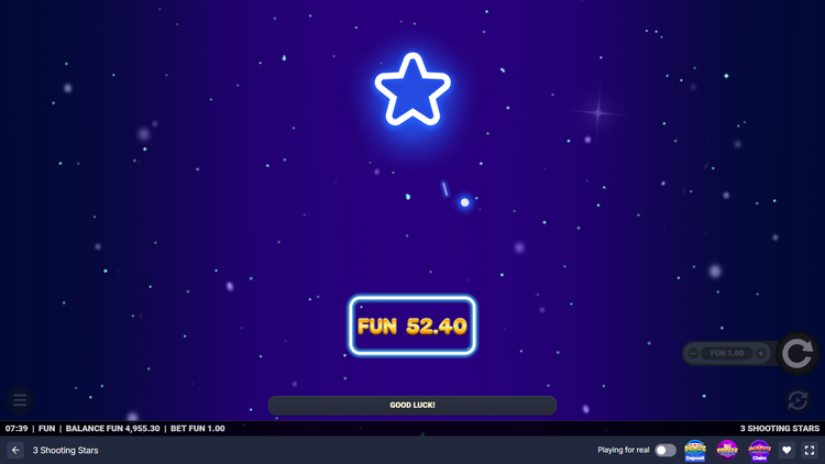 3 Shooting Stars Slot - 3 - BitStarz Casino