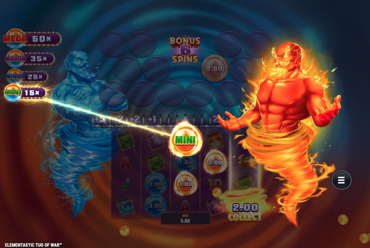 Elementastic Tug of War Slot - 2 - BitStarz Casino