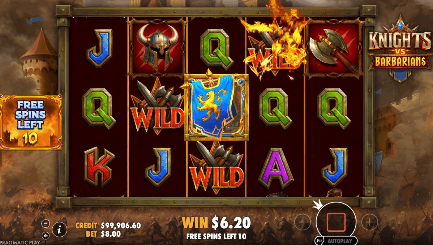 Knights Vs Barbarians Slot - 1 - BitStarz Casino