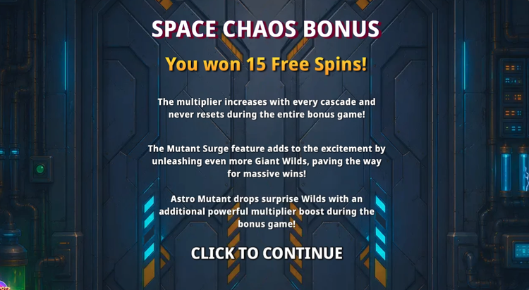 Space Mutants Slot - 2 - BitStarz Casino