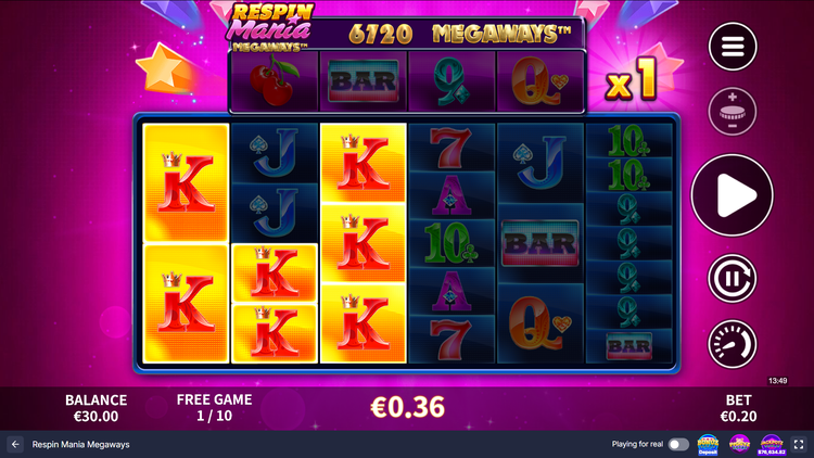 Respin Mania Megaways Slot - 2 - BitStarz Casino