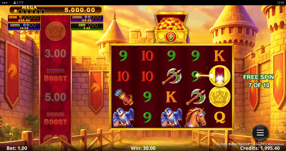 Action Boost SpinUP Knight's Ascension Slot - 3 - BitStarz Casino