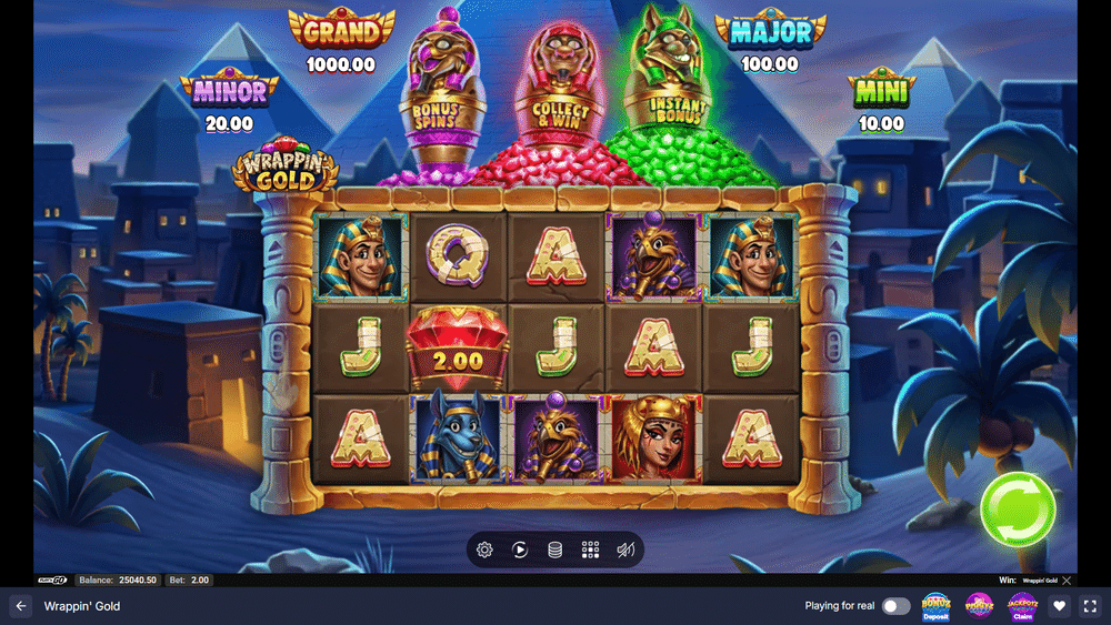 Wrappin' Gold Slot - 1 - BitStarz Casino