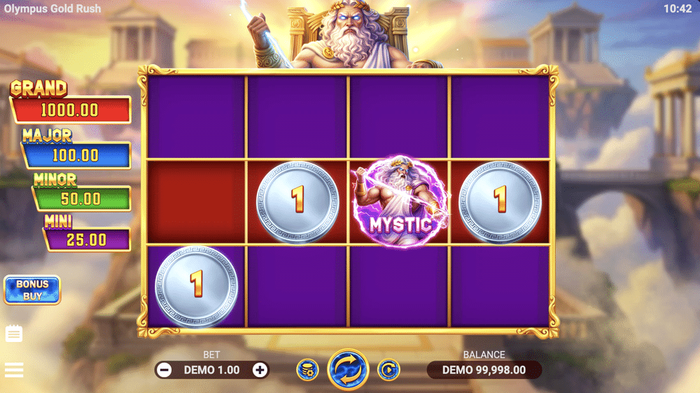 Olympus Gold Rush Slot - 1 - BitStarz Casino