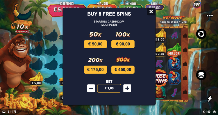 Rumble Kong CASHINGO Slot - 3 - BitStarz Casino