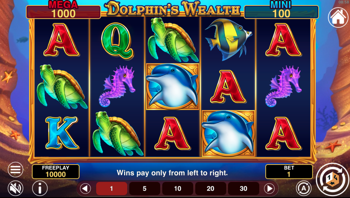 Dolphin's Wealth Win Spins Slot - 1 - BitStarz Casino