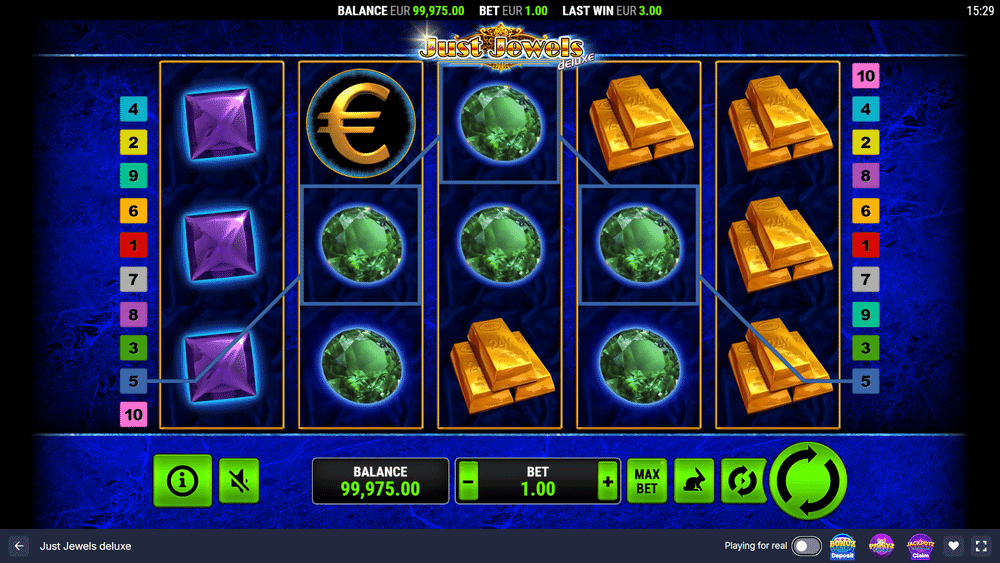 Just Jewels Deluxe Slot - 2 - BitStarz Casino