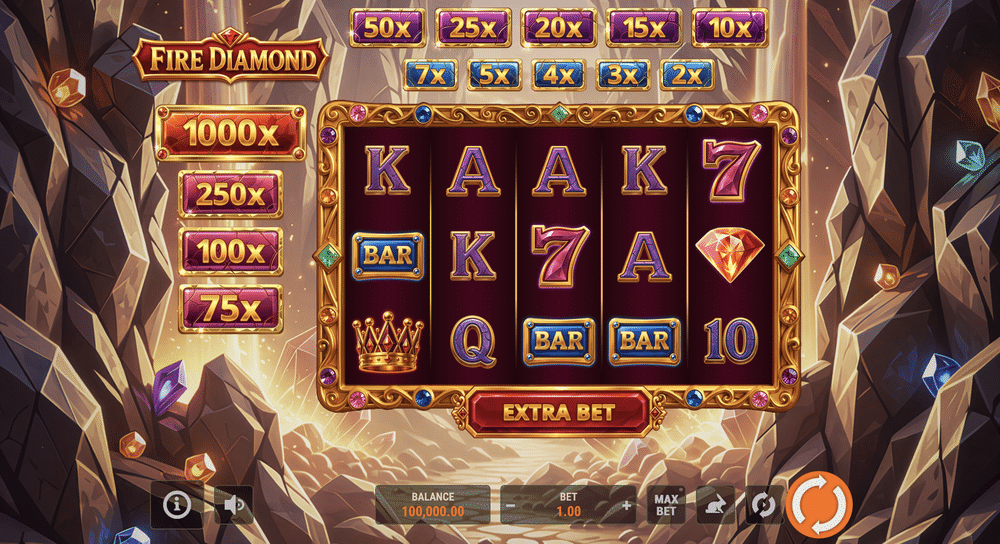 Fire Diamond Slot - 1 - BitStarz Casino