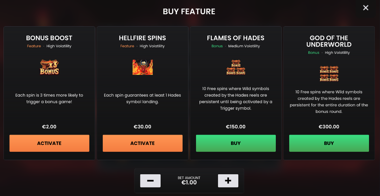 Flames of Hades Slot - 3 - BitStarz Casino