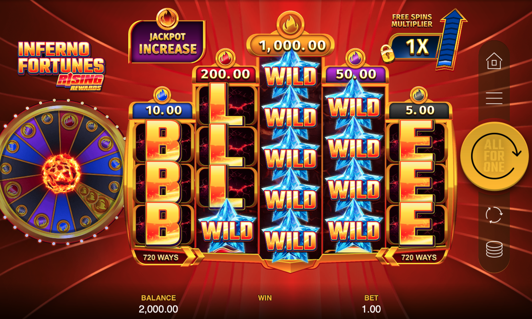 Inferno Fortunes: Rising Rewards Slot - 1 - BitStarz Casino
