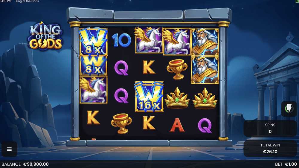 King of the Gods Slot - 2 - BitStarz Casino