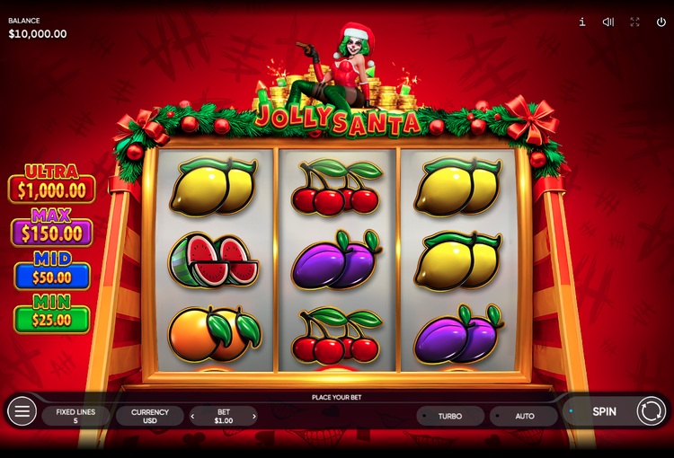 Jolly Santa Slot - 1 - BitStarz Casino
