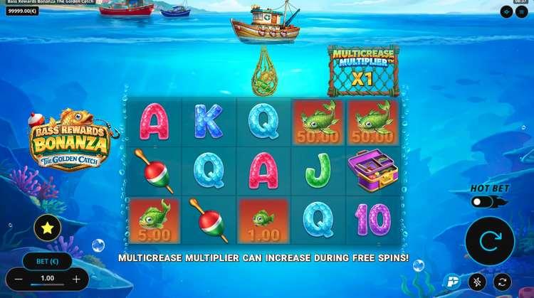 Bass Rewards Bonanza - The Golden Catch Slot - 1 - BitStarz Casino