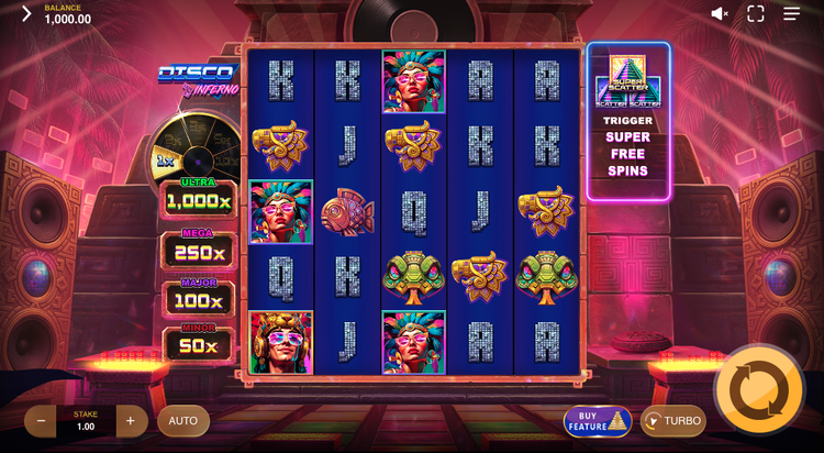 Disco Inferno Slot - 1 - BitStarz Casino
