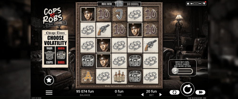Cops vs Robs Slot - 1 - BitStarz Casino