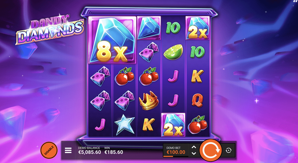 Dandy Diamonds Slot - 1 - BitStarz Casino