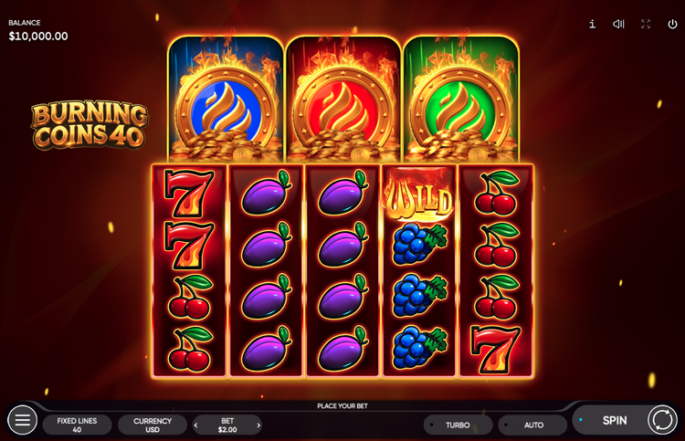 Burning Coins 40 Slot - 1 - BitStarz Casino