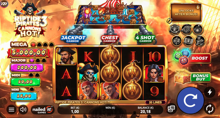 Riptide Pirates 3: Cannons Hot! Slot - 1 - BitStarz Casino