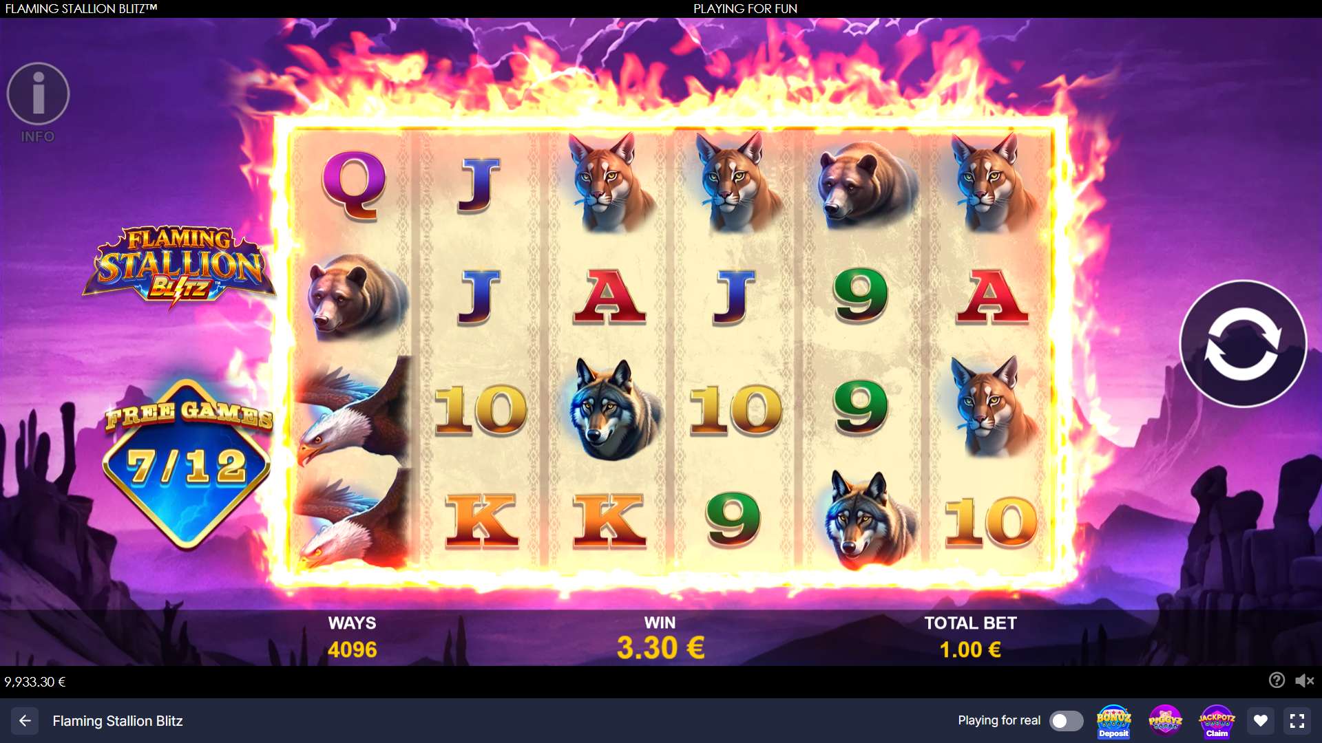 Flaming Stallion Blitz Slot - 2 - BitStarz Casino