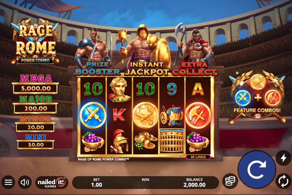 Rage of Rome Power Combo Slot - 1 - BitStarz Casino