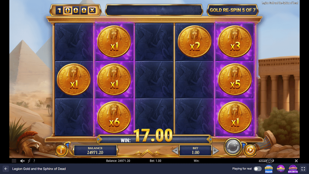 Legion Gold and the Sphinx of Dead Slot - 2 - BitStarz Casino