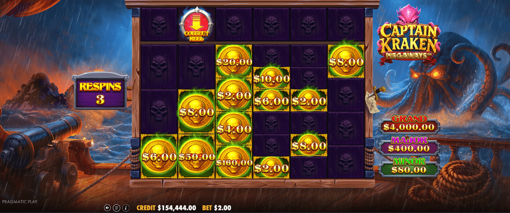 Captain Kraken Megaways Slot - 2 - BitStarz Casino