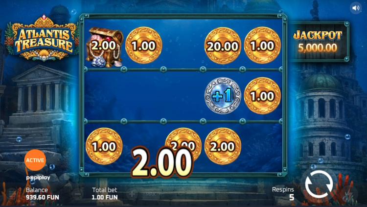 Atlantis Treasure Slot - 3 - BitStarz Casino