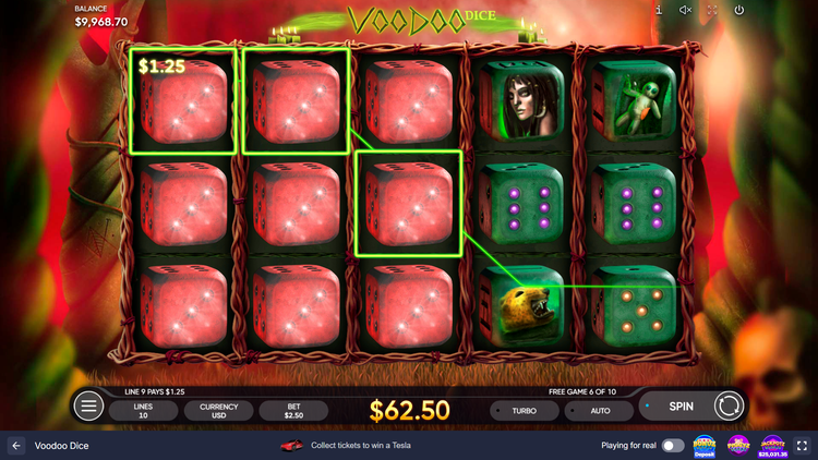 Voodoo Dice Slot - 3 - BitStarz Casino