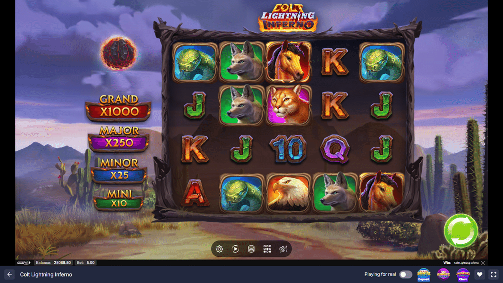 Colt Lightning Inferno Slot - 1 - BitStarz Casino