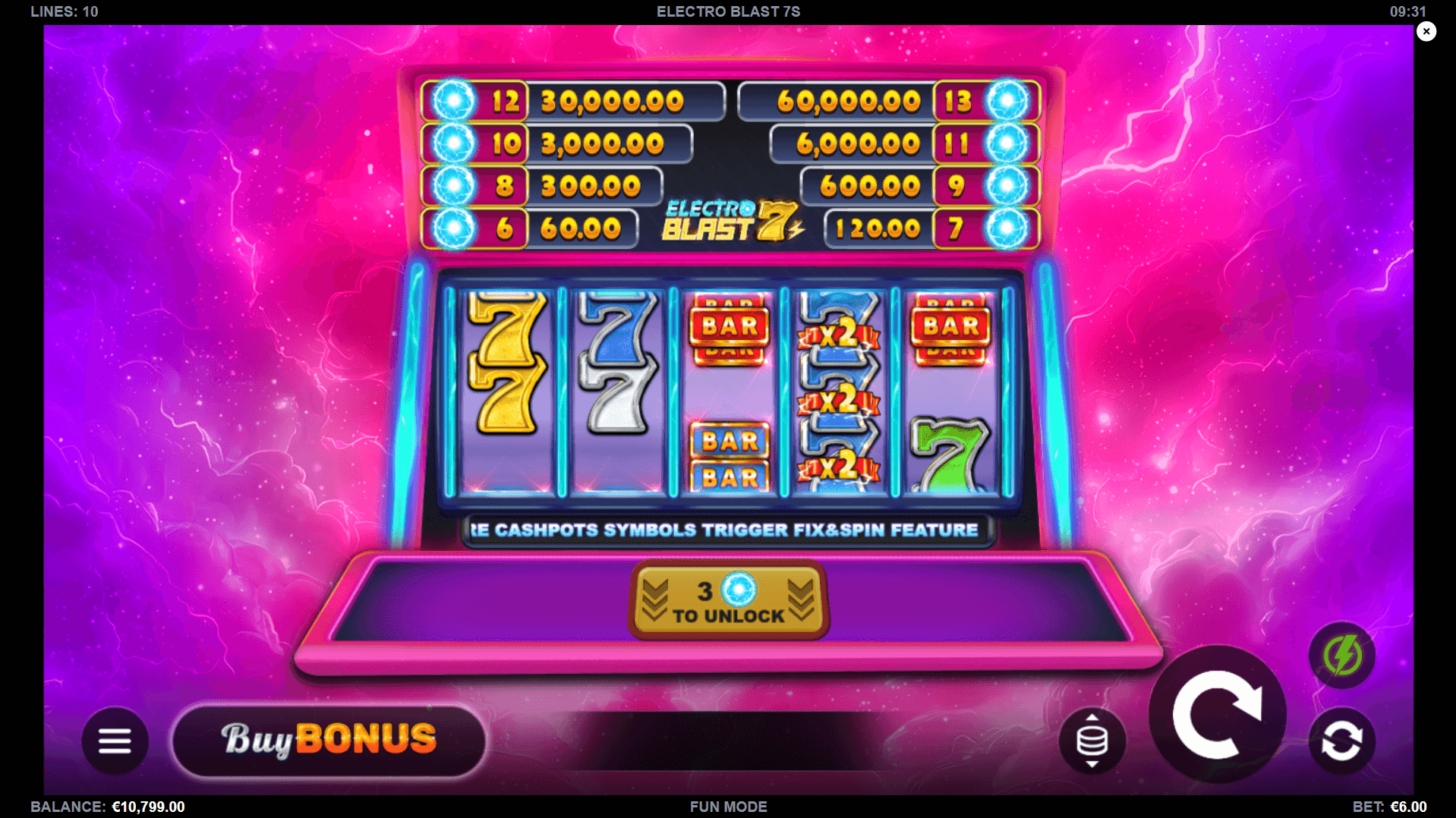 Electro Blast 7s Slot - 1 - BitStarz Casino
