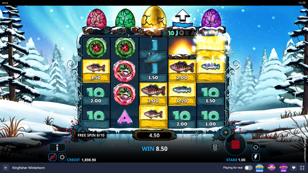 Kingfisher Winterborn Slot - 3 - BitStarz Casino