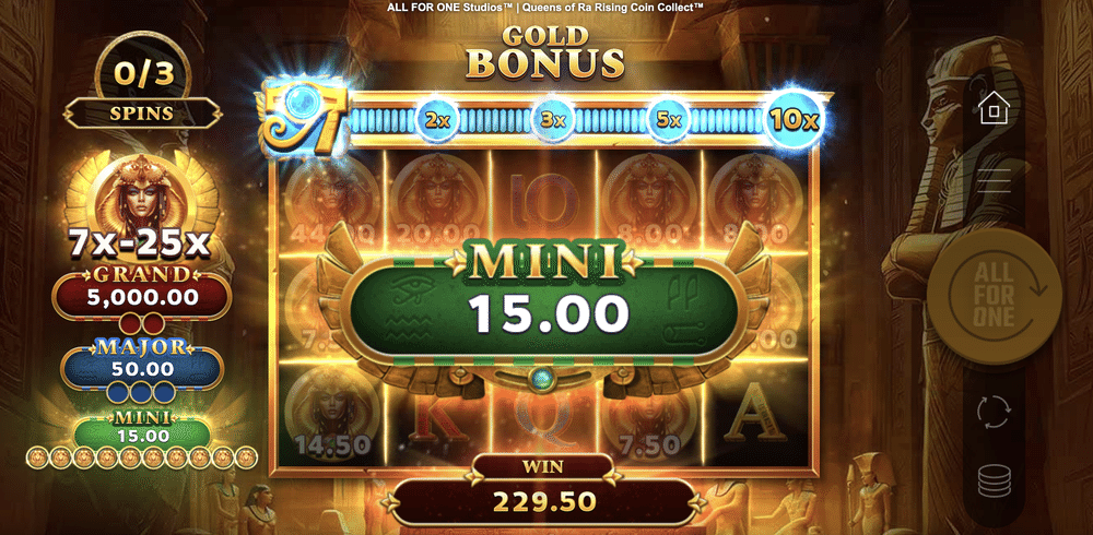 Queens of Ra Rising Coin Collect Slot - 3 - BitStarz Casino
