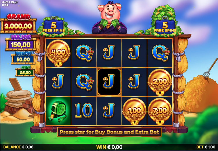 Wolf vs Piggies Slot - 1 - BitStarz Casino