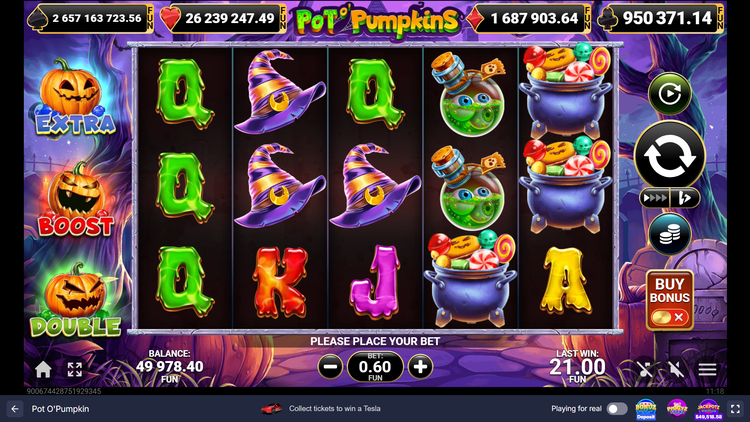 Pot O'Pumpkin Slot - 1 - BitStarz Casino