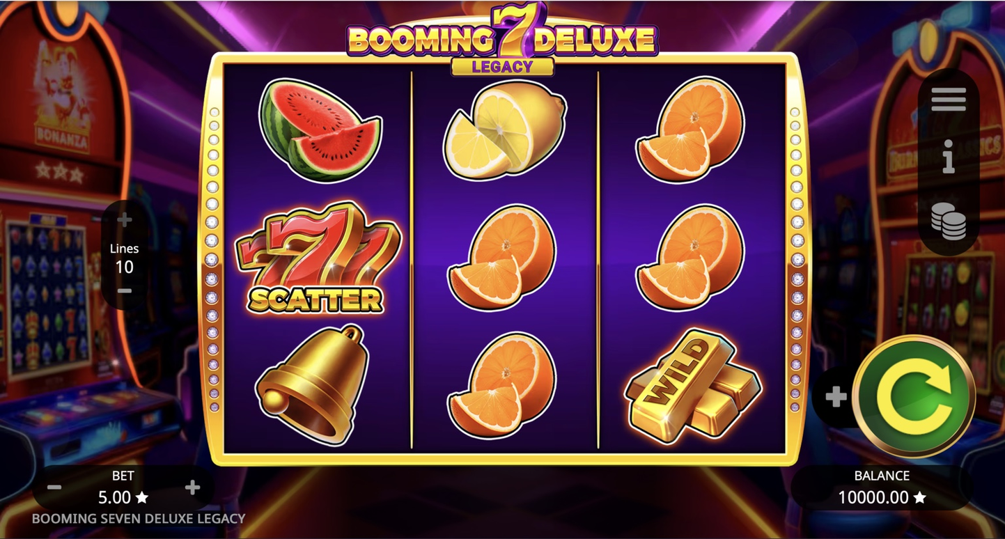 Booming Sevens Deluxe Legacy Slot - 1 - BitStarz Casino