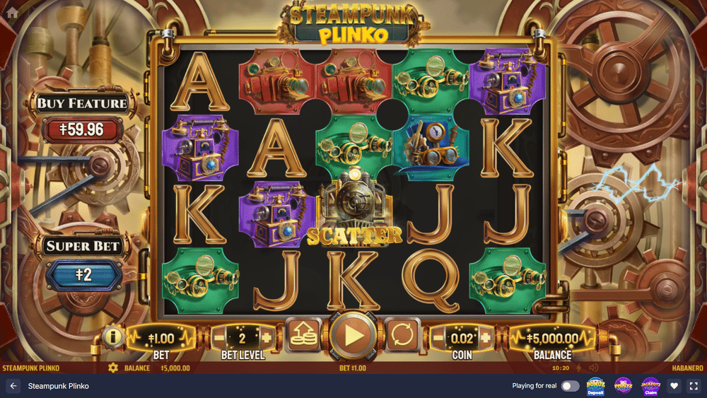 Steampunk Plinko Slot - 1 - BitStarz Casino