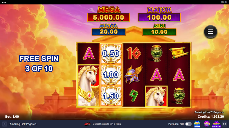 Amazing Link Pegasus Slot - 3 - BitStarz Casino