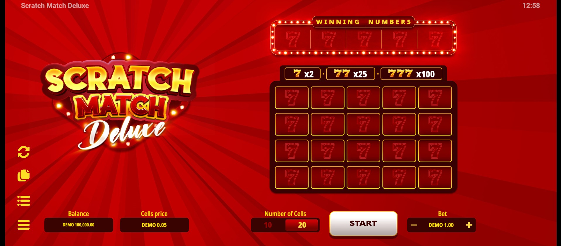 Scratch Match Deluxe Slot - 2 - BitStarz Casino
