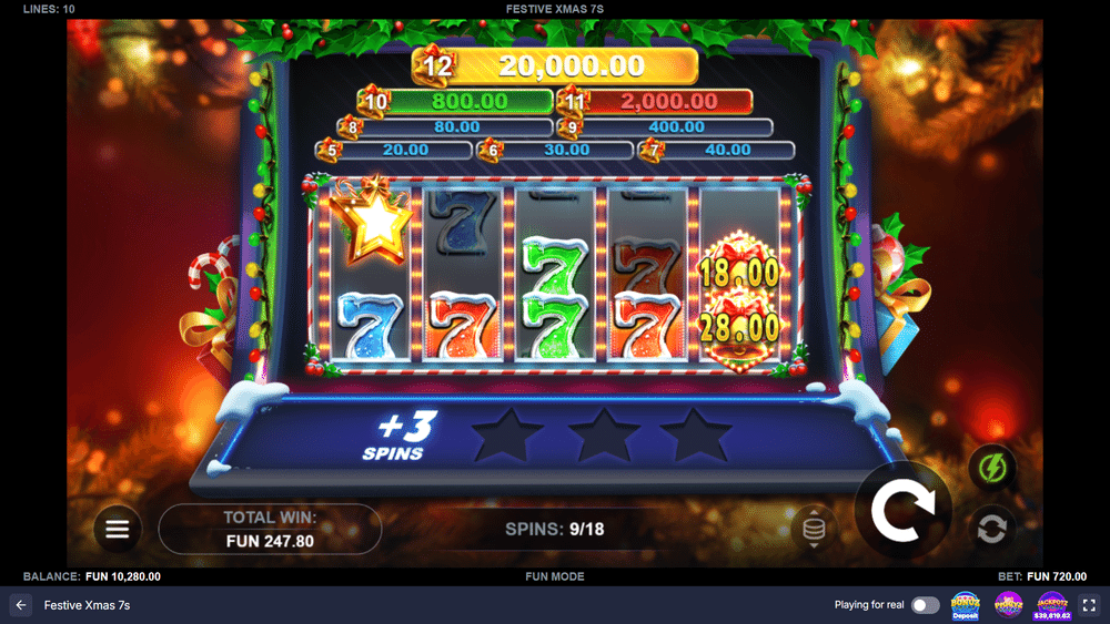 Festive Xmas 7s Slot - 2 - BitStarz Casino