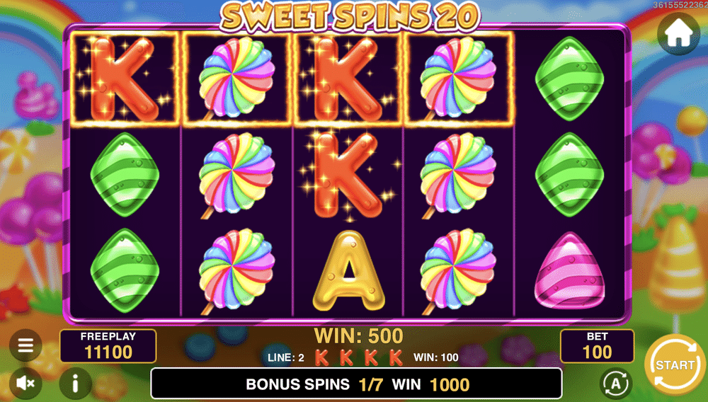 Sweet Spins 20 Slot - 1 - BitStarz Casino