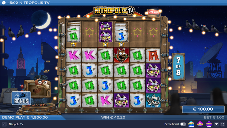 Nitropolis TV Slot - 2 - BitStarz Casino
